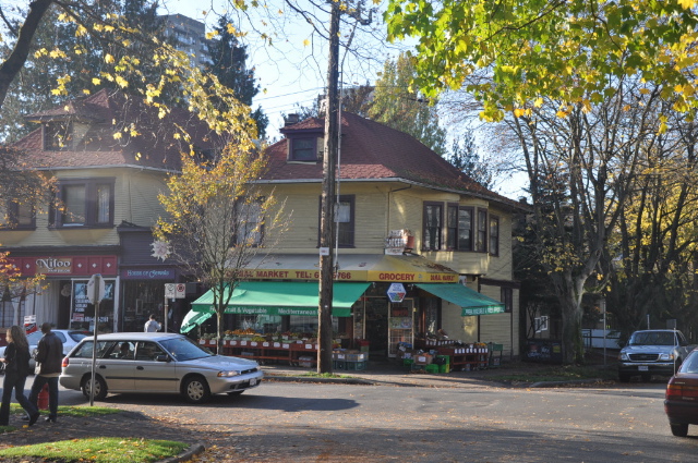 Vancouver West End - a little corner store